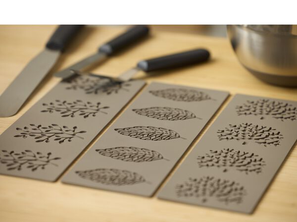 Tuile form Blad Latte Silikon