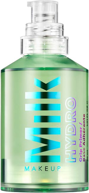 En &aring;terfuktande, makeup-fixerande primer med extrakt av cannabisfr&ouml; fr