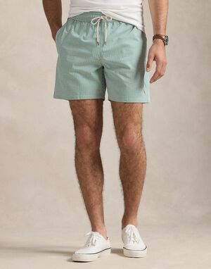 REC POLY SEERSUCKER-TRAVELER SHORT