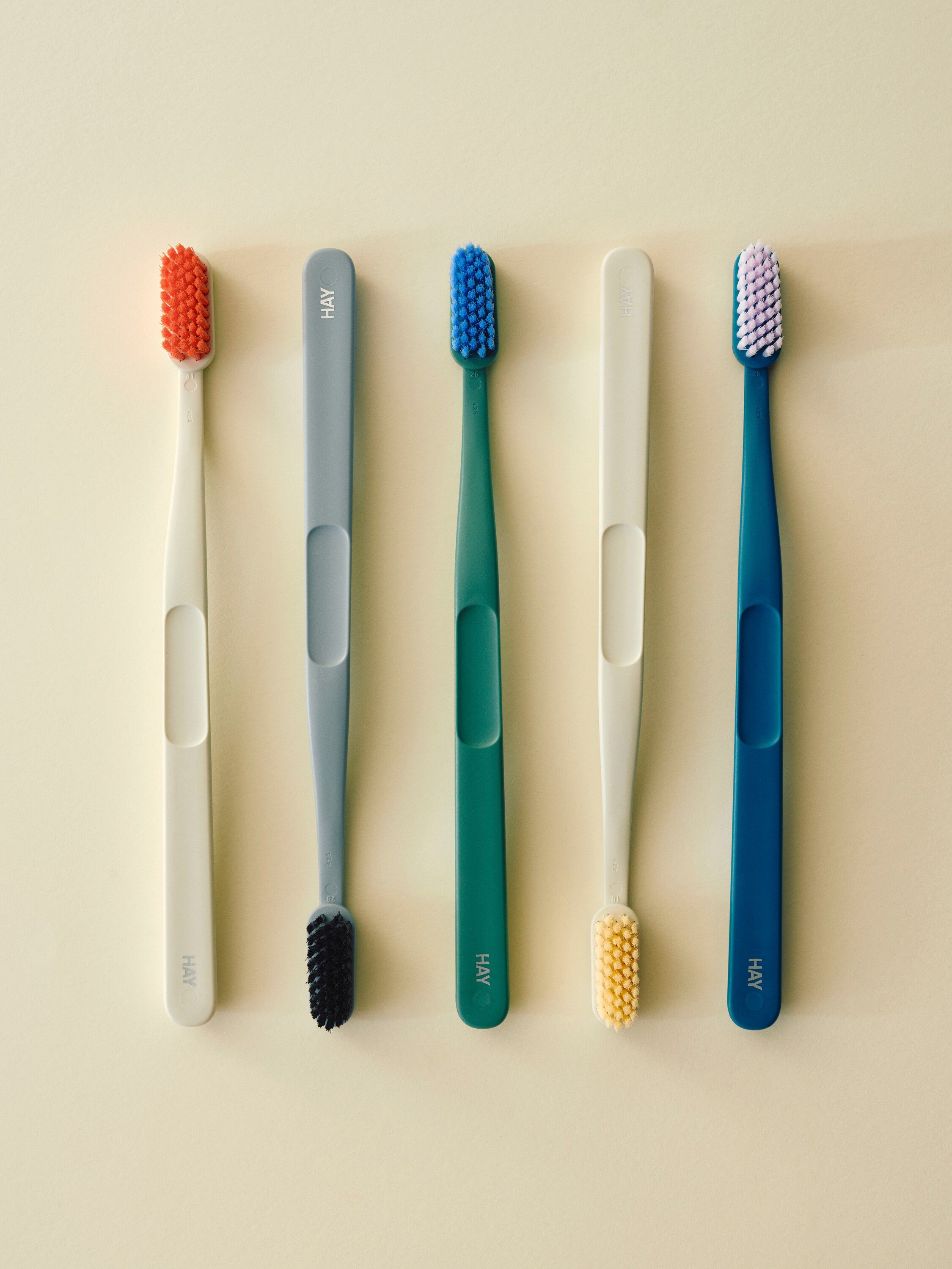 Tann Toothbrush-Off-white and red