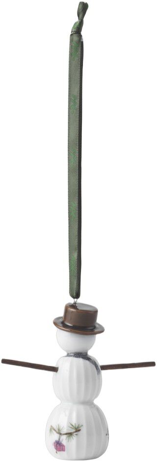 Hammersh&oslash;i Christmas Sn&ouml;gubbe h&auml;ngande H9,5 vit m. deko