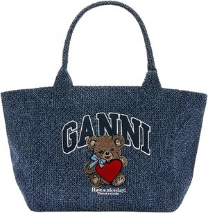 Medium Trapeze Shopper Bear Denim