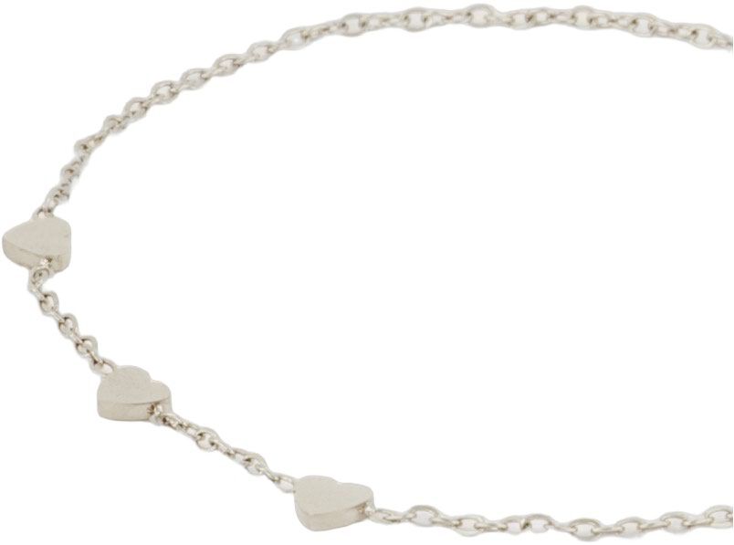 Graduation bracelet three hearts