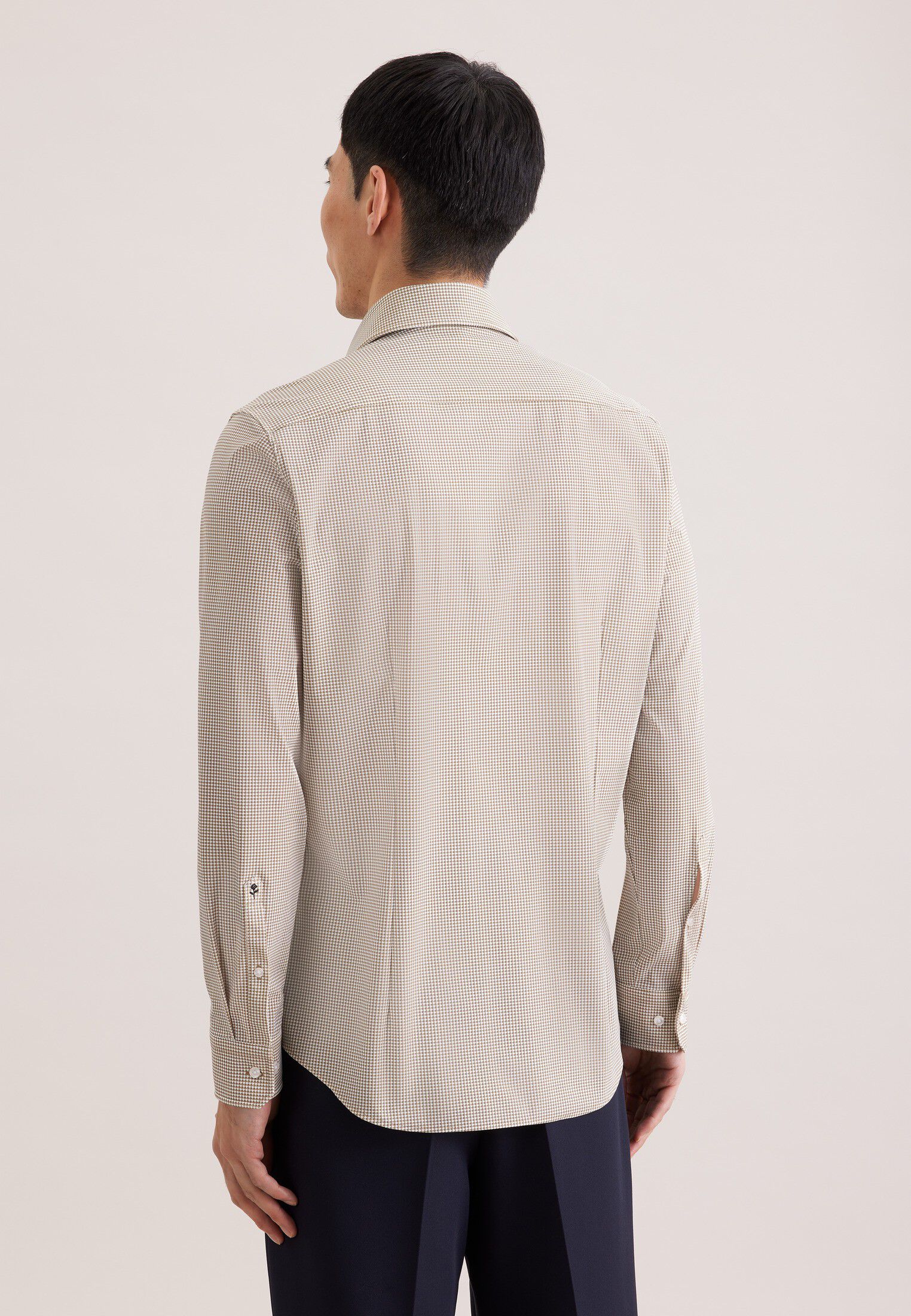 Performance shirt Slim 1/1 Kent-Collar Print