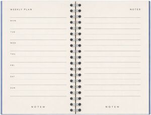 LUCA Weekly wireplanner, Red Check