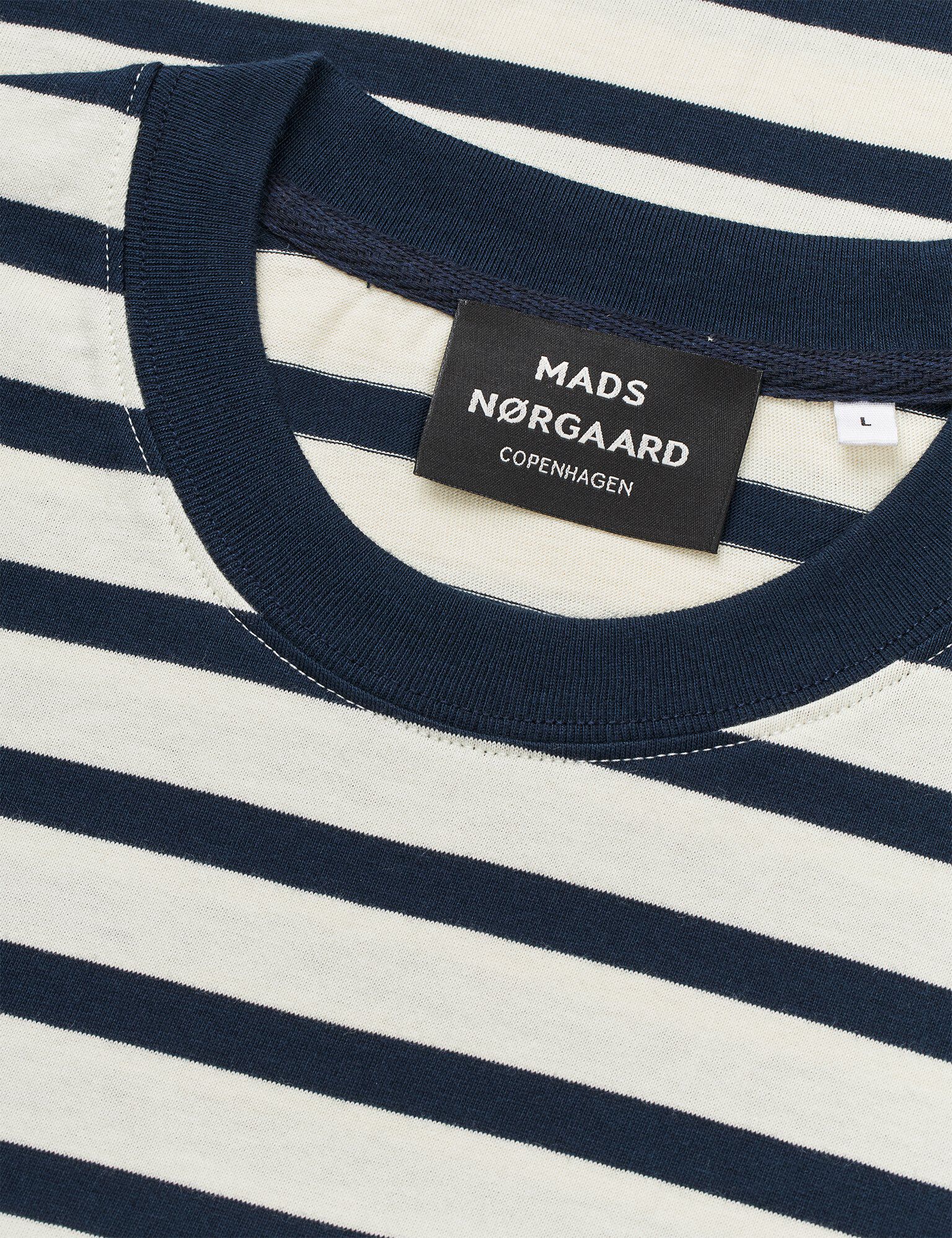 Cotton Jersey Stripe Frode Tee LS