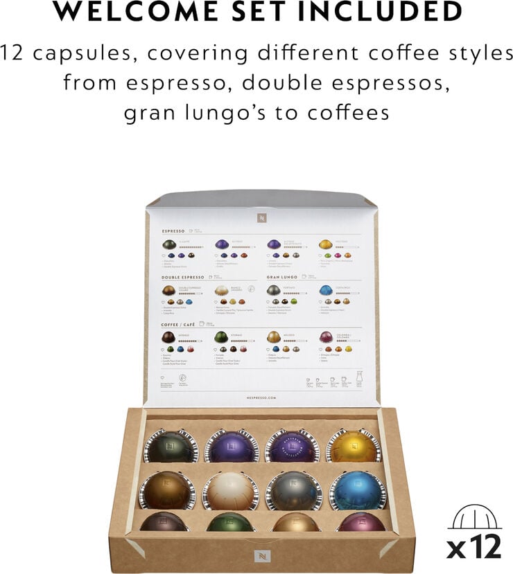 Nespresso Vertuo Lattissima Coffee Machine Delonghi, Matt