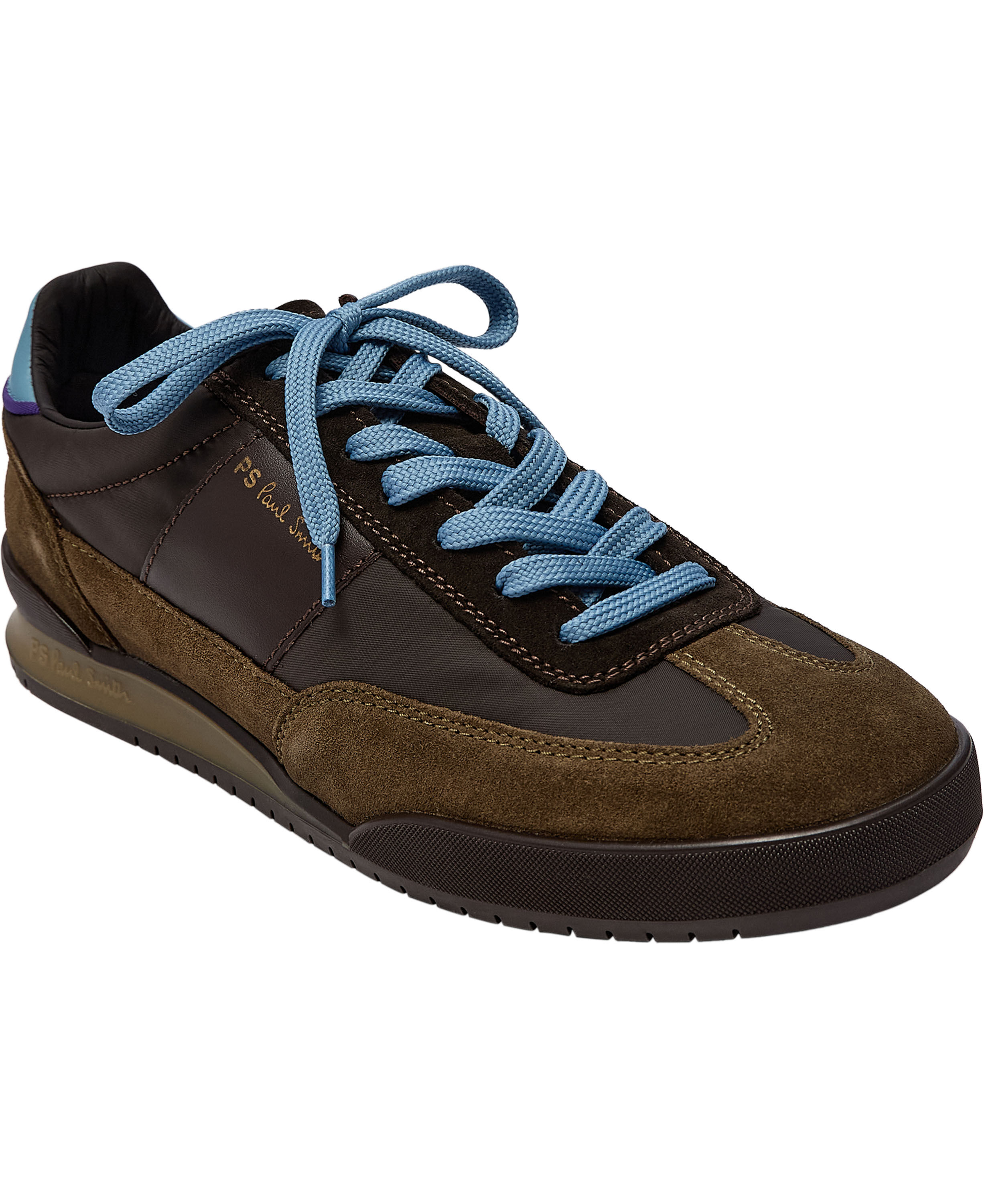 MENS SHOE DOVER BROWN KHAKI TOE
