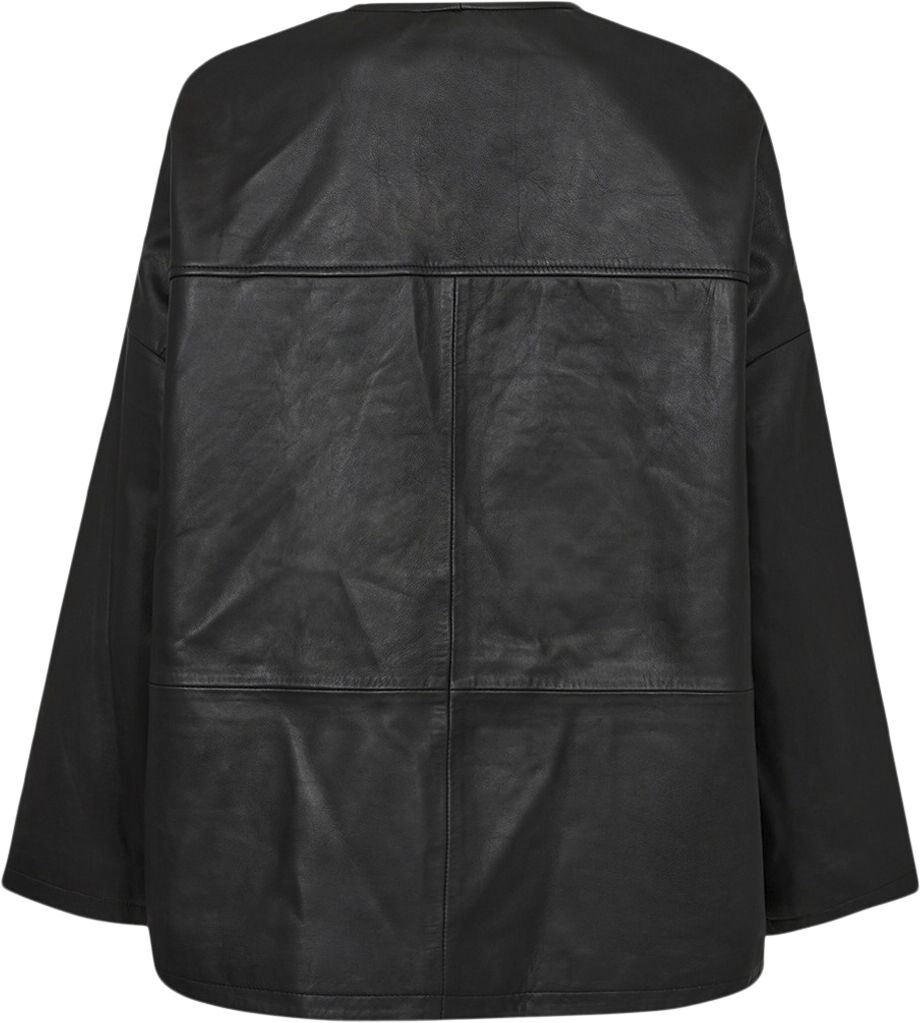 IVY-Kylie Leather Cardigan