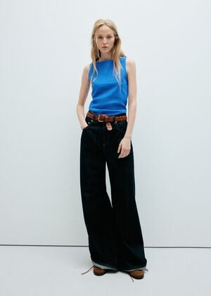 Boat-neck top