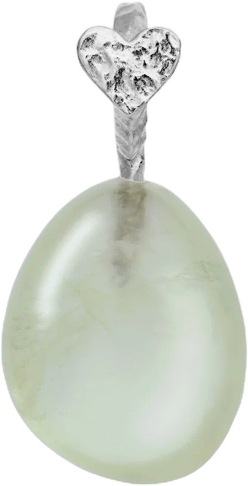 Prehnite Earth Pendant