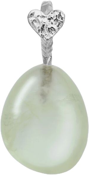 Prehnite Earth Pendant