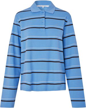Lovella Striped Polo Tee