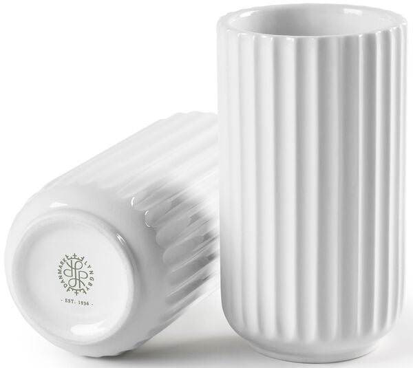 Lyngbyvasen 15 cm Vit
