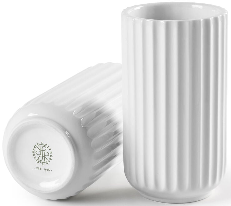 Lyngbyvasen 15 cm Vit