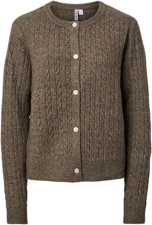 PCSILLY LS CABLE CARDIGAN KNIT NOOS