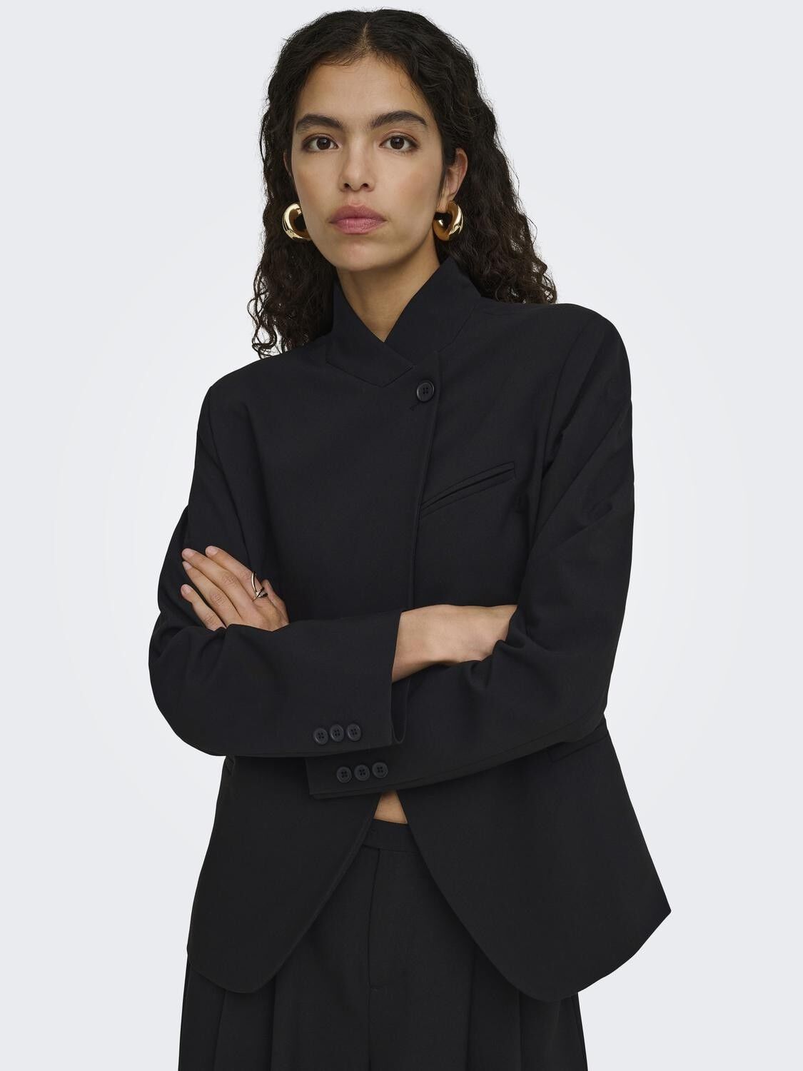 Onlraven L/S Highneck Blazer Tlr