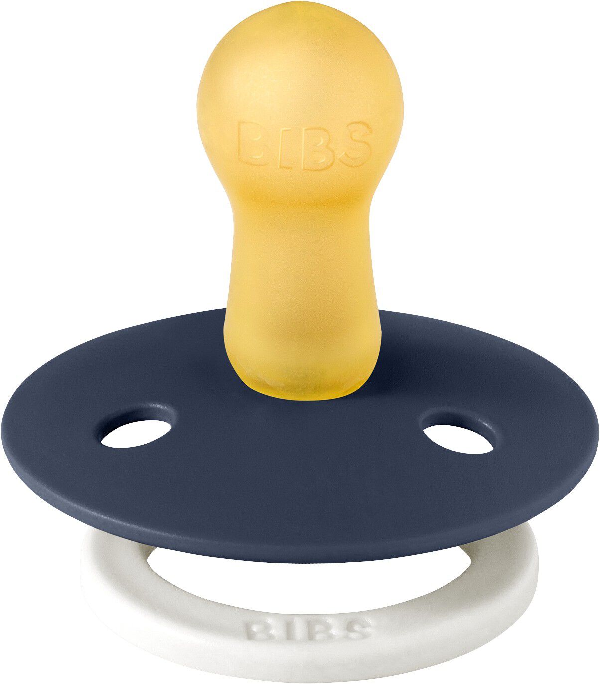 BIBS Pacifier Colour Latex Size 2 Deep Space GLOW