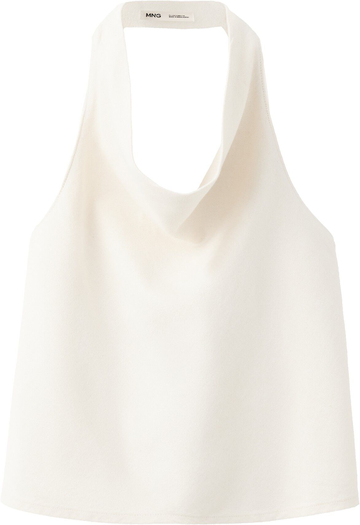 Draped halter top