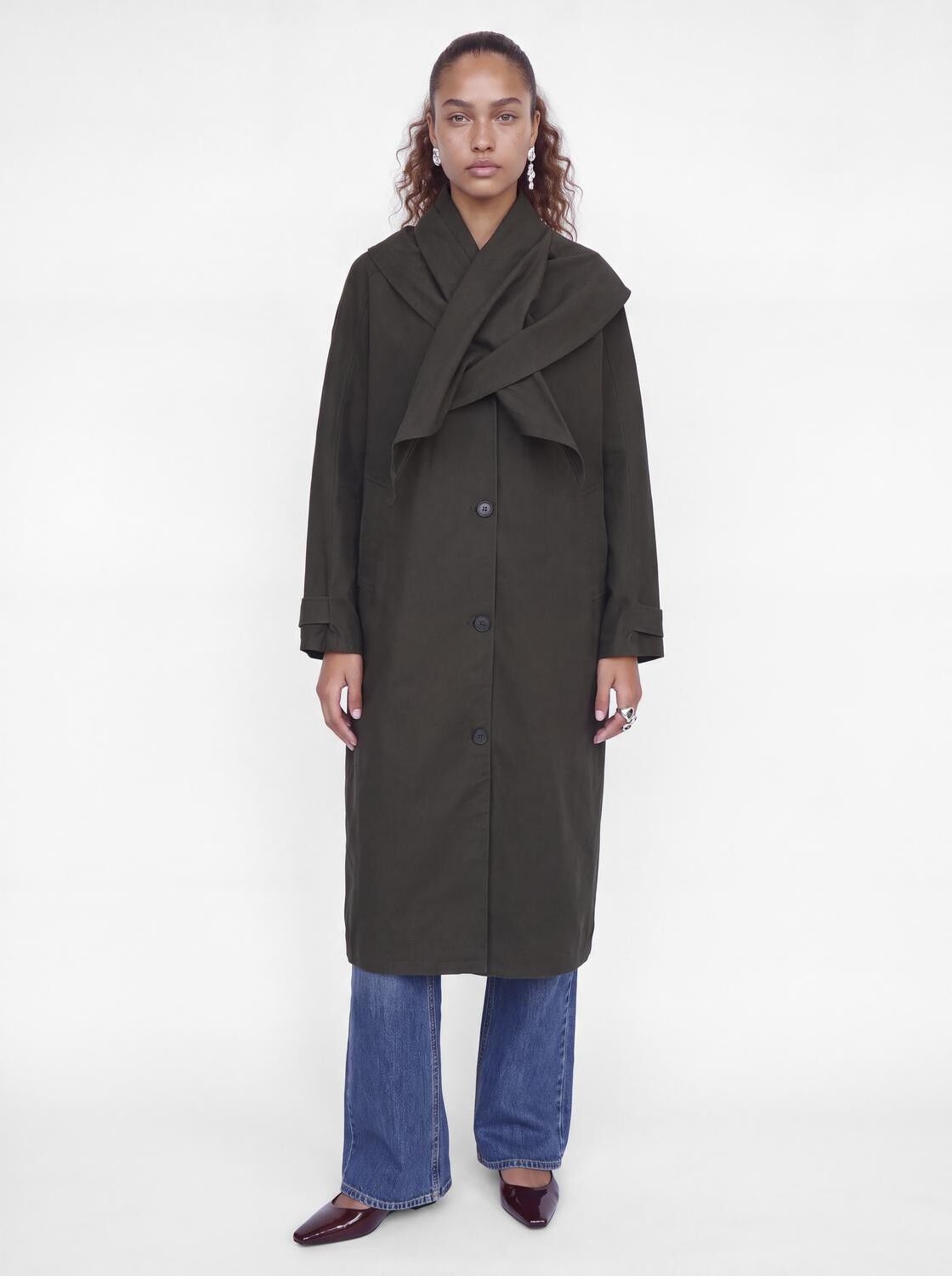 Jxgio Scarf Coat Otw