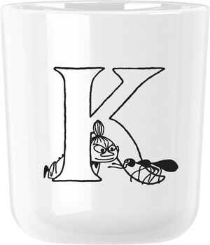Moomin ABC mugg - K 0.2 l. Moomin white