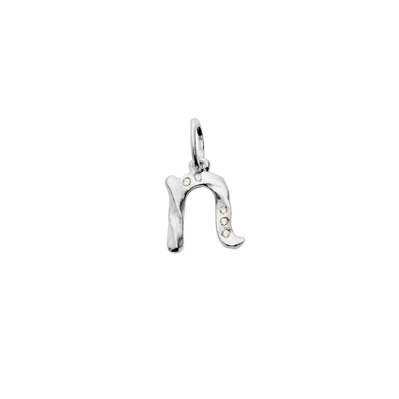 Alphabet Pendant Silver