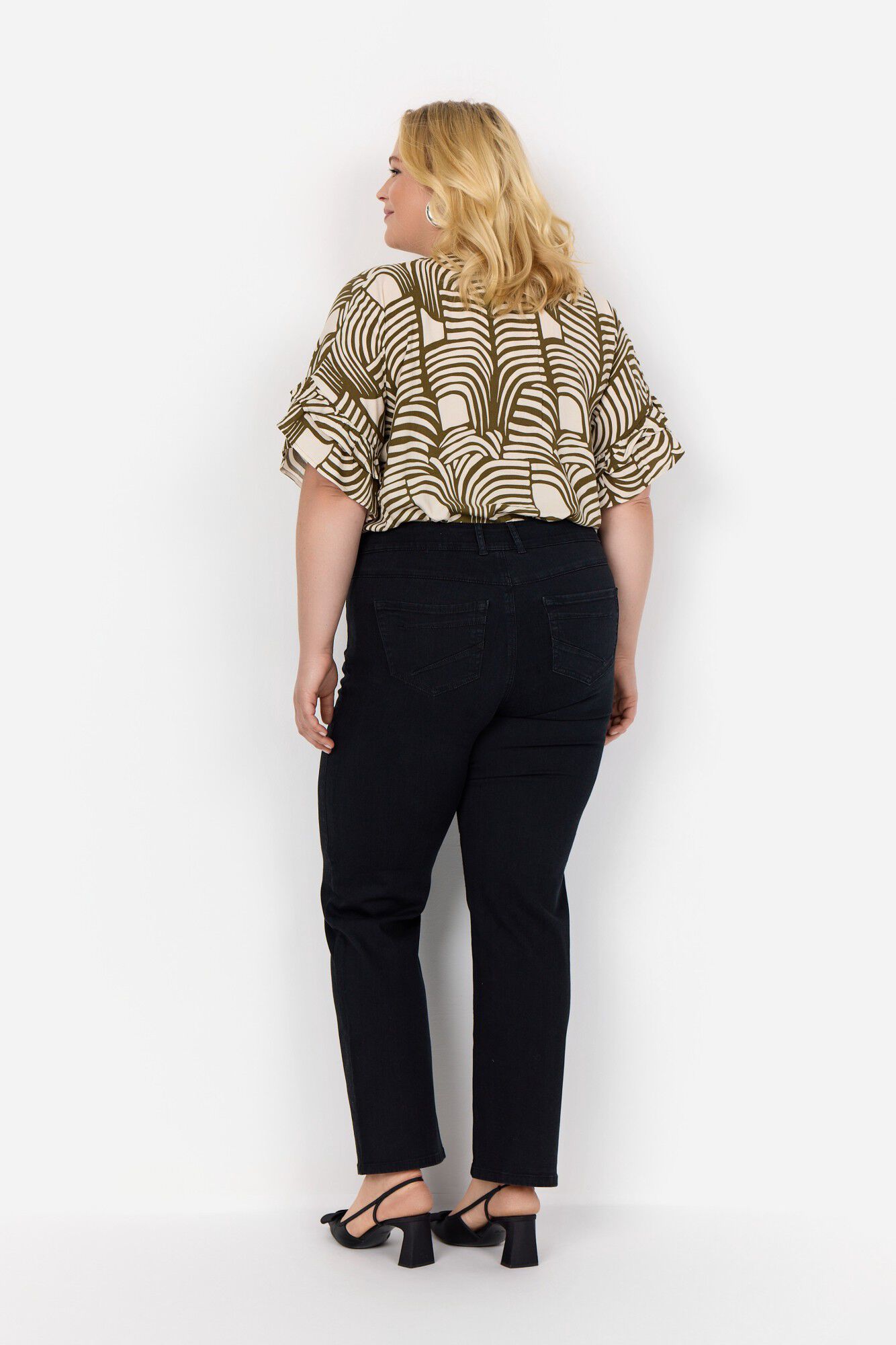 Curvy WA-LOVIS 1 Bluse Oliven