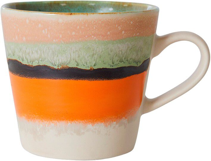 70s ceramics cappuccino mug burst