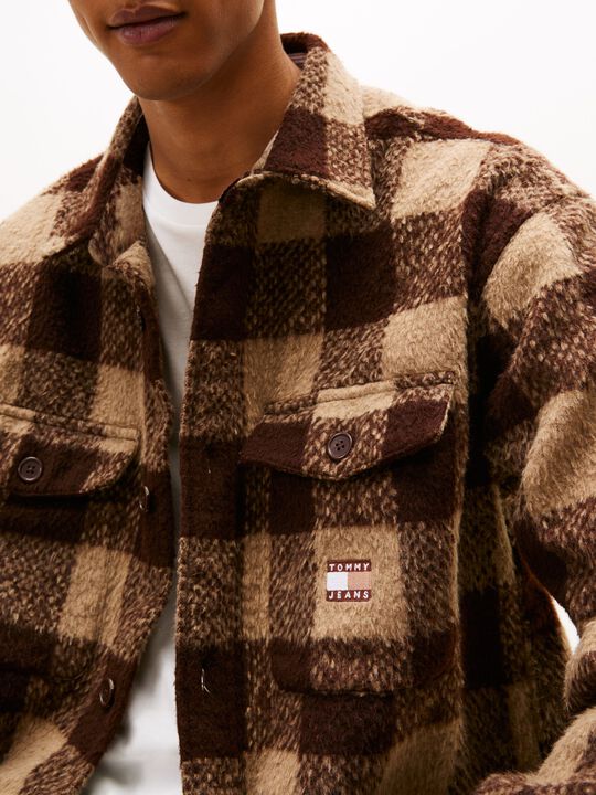 TJM CHECK OVERSHIRT EXT