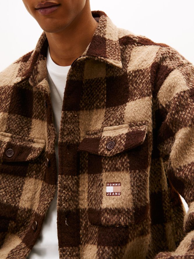 TJM CHECK OVERSHIRT EXT