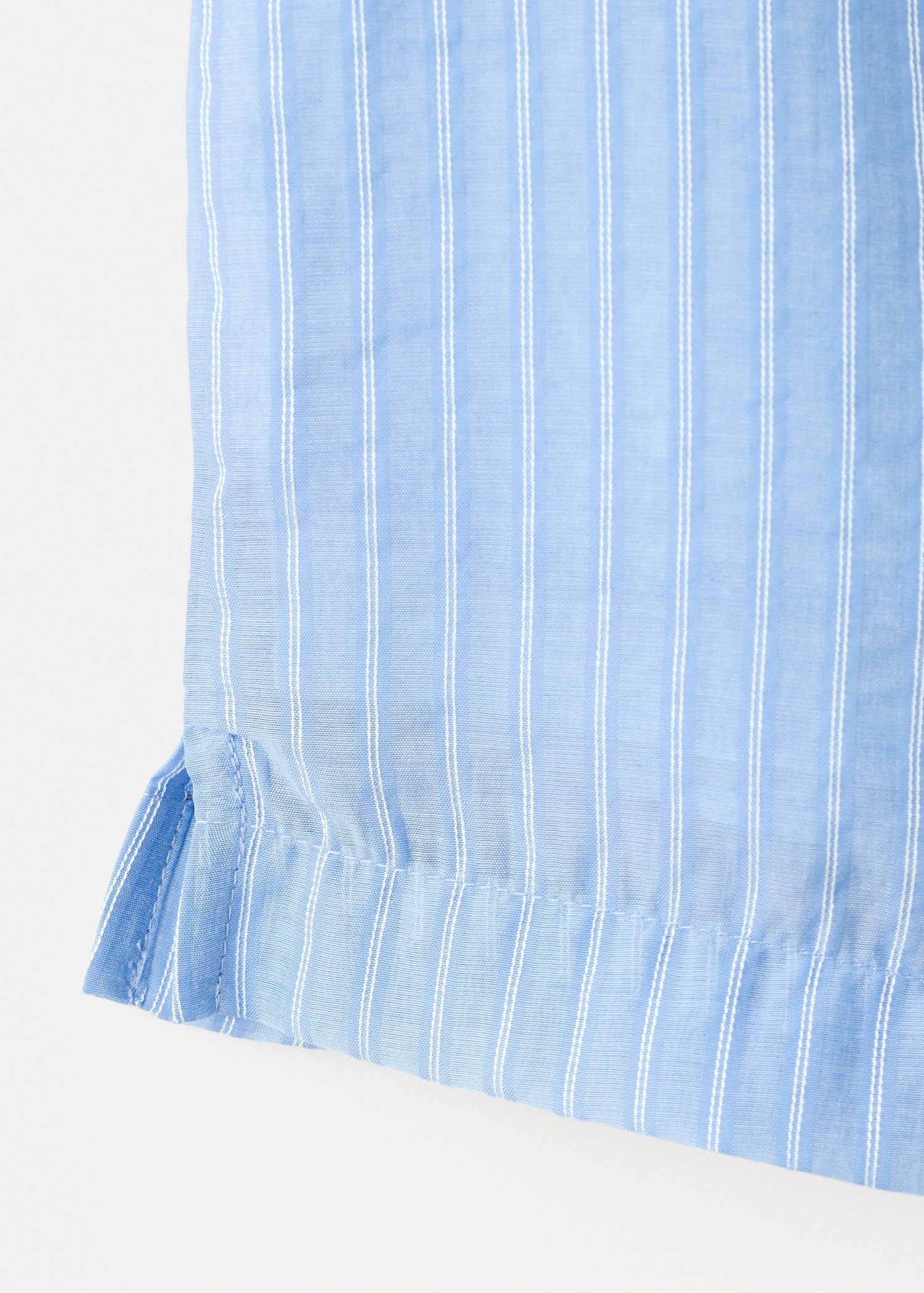Striped lyocell shorts