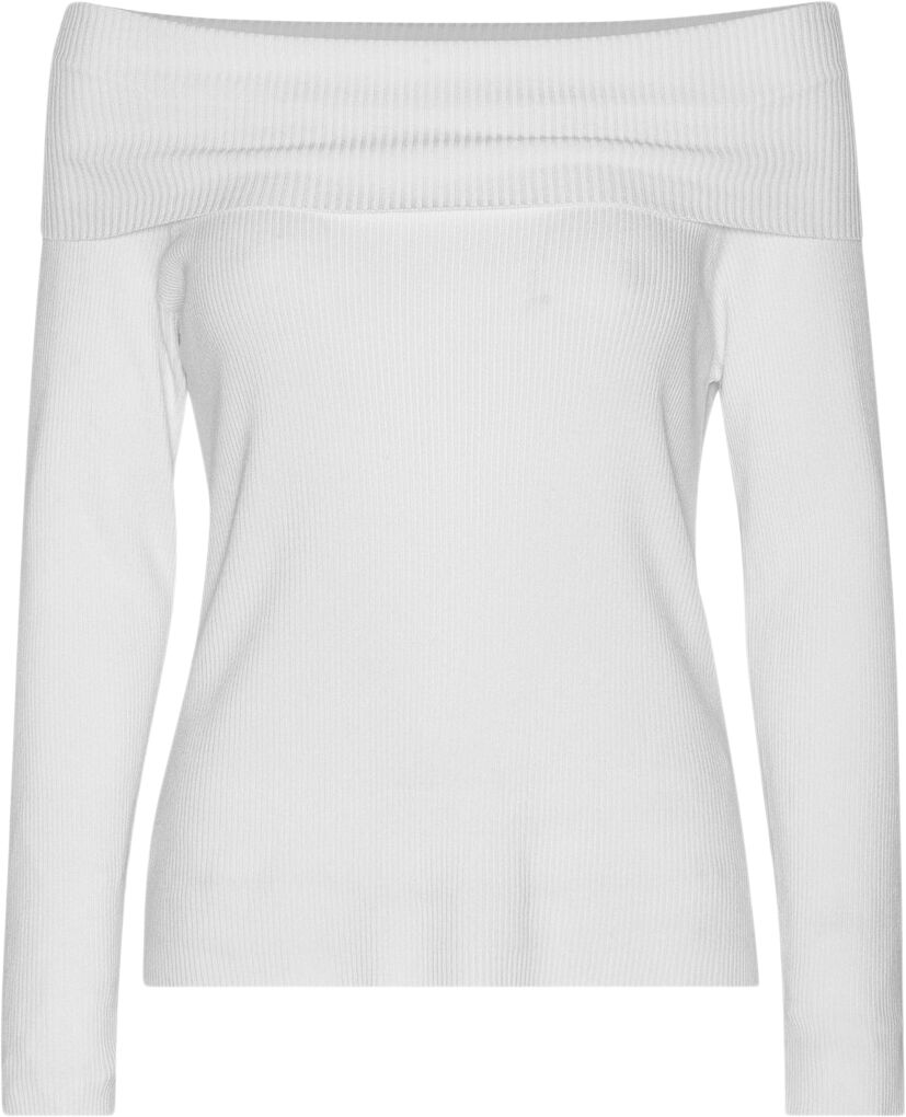 Rib Offshoulder Blouse