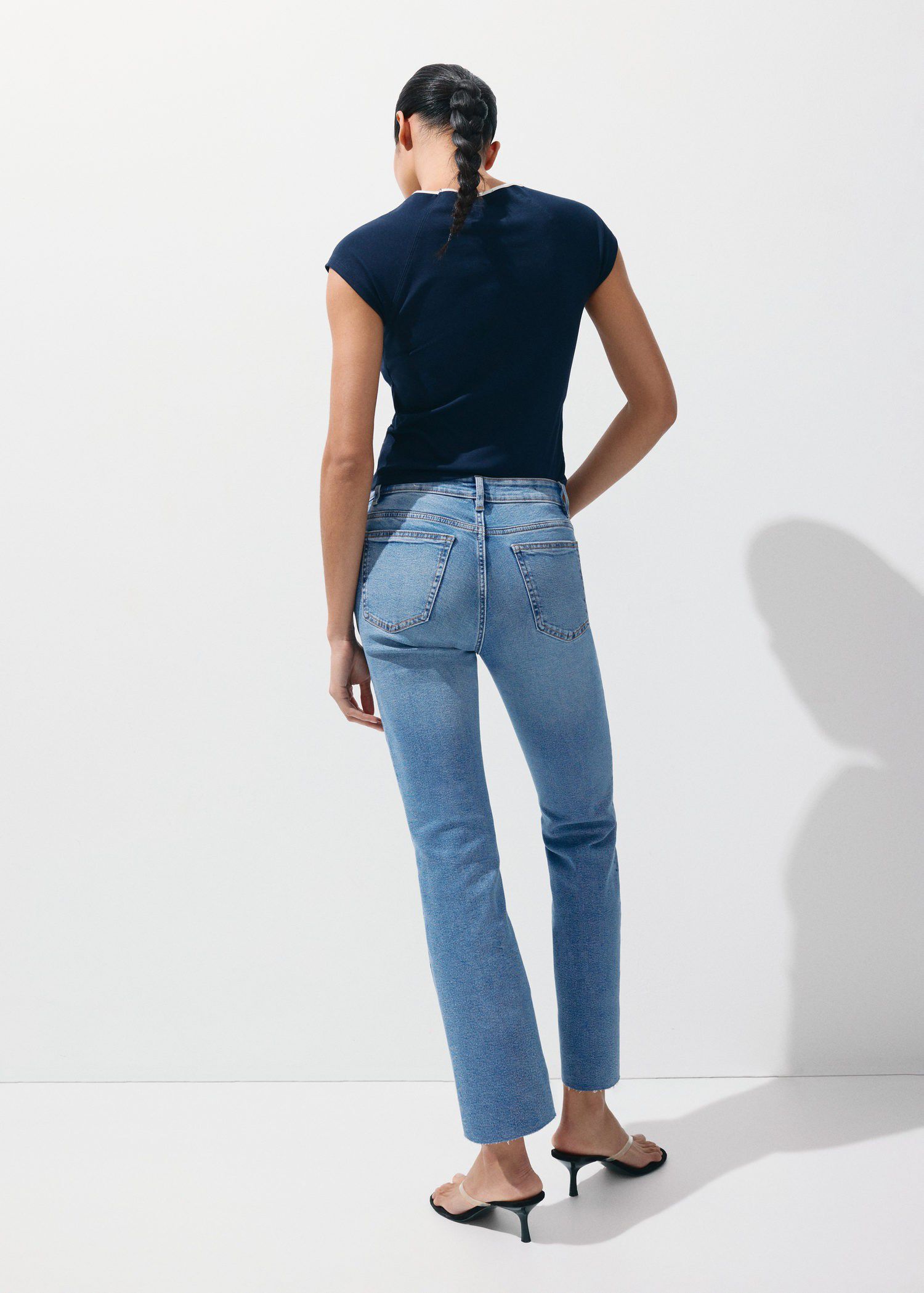 Sienna flared cropped jeans