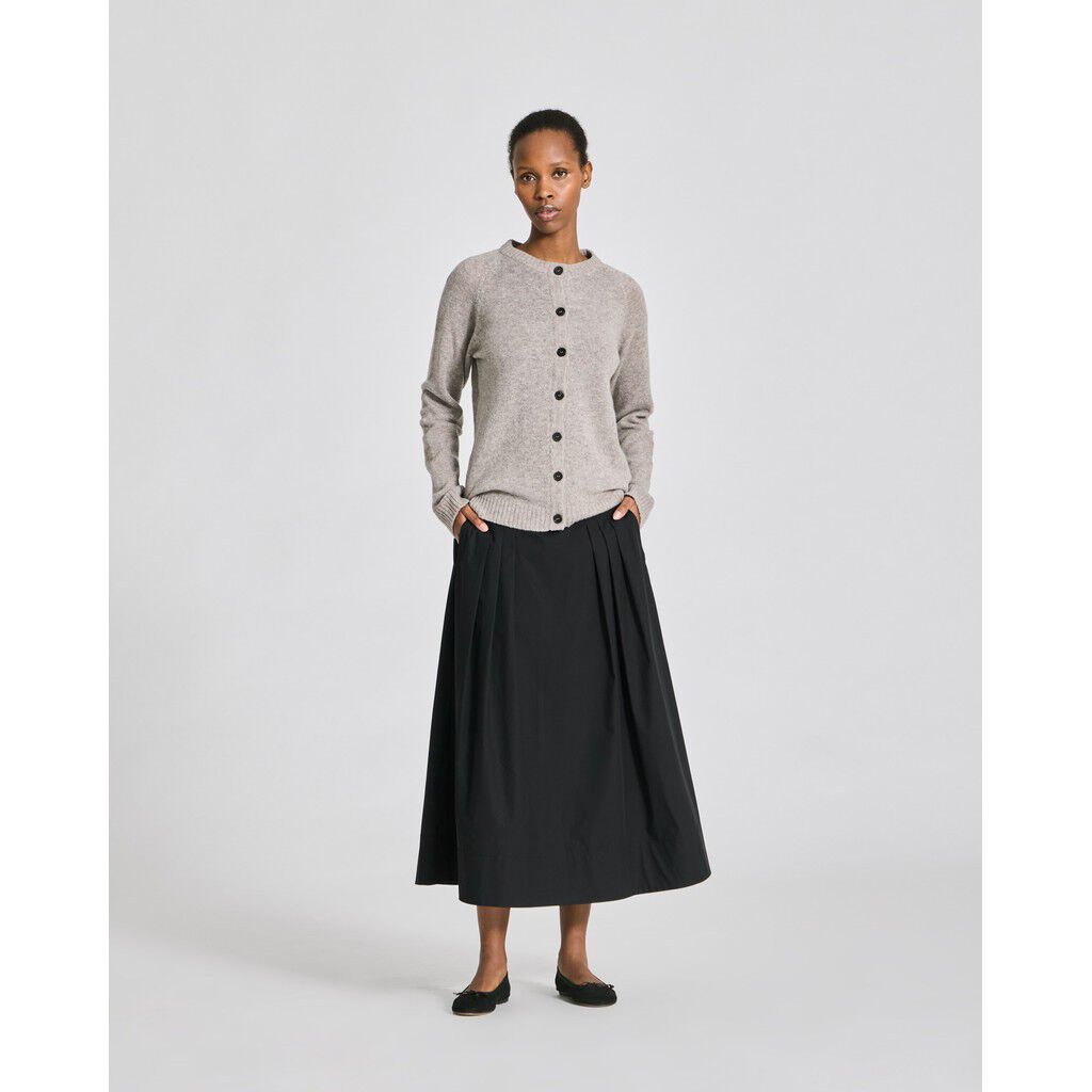 Gry L/S Cardigan Lambswool Knit