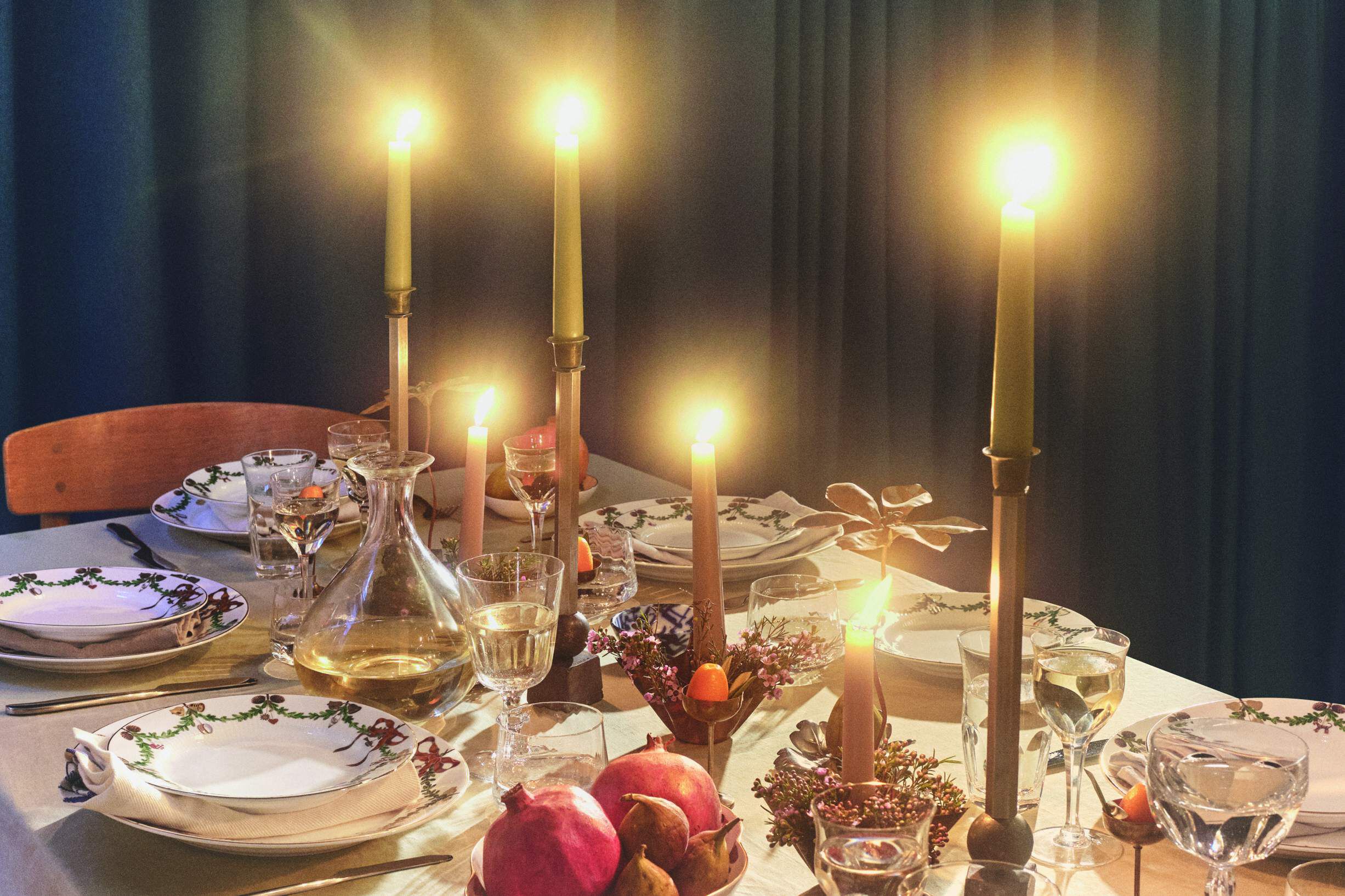 Star Fluted Christmas fat 22 cm