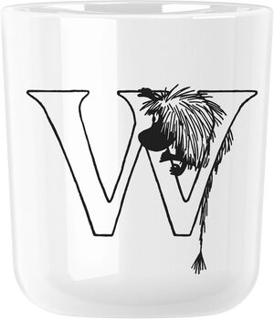 Moomin ABC mugg - W 0.2 l. Moomin white