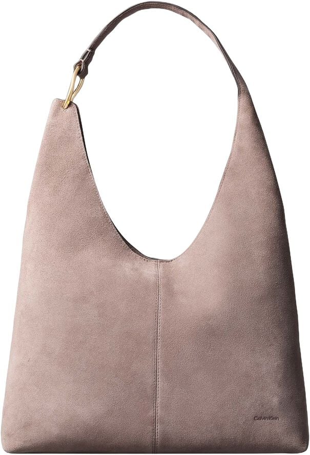 Large Soft Suede Shoulder Bag