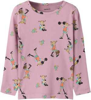 NMFARA PIPPI LS SLIM TOP SKY