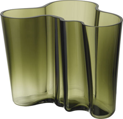 Aalto vase 16 cm - mosgrøn