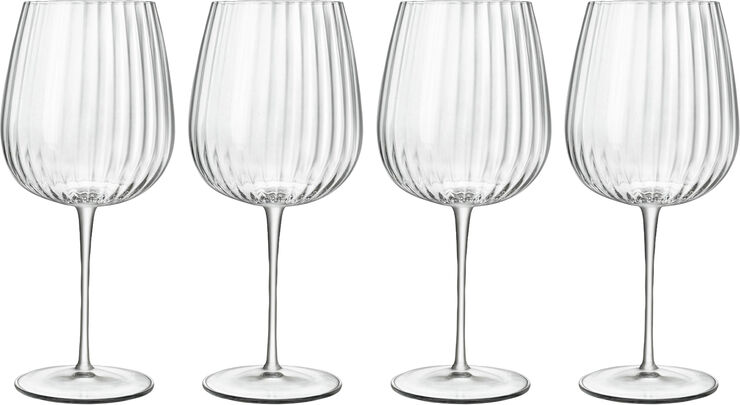 Gin & tonic glass burgundy Optica 75 cl 4 stk.