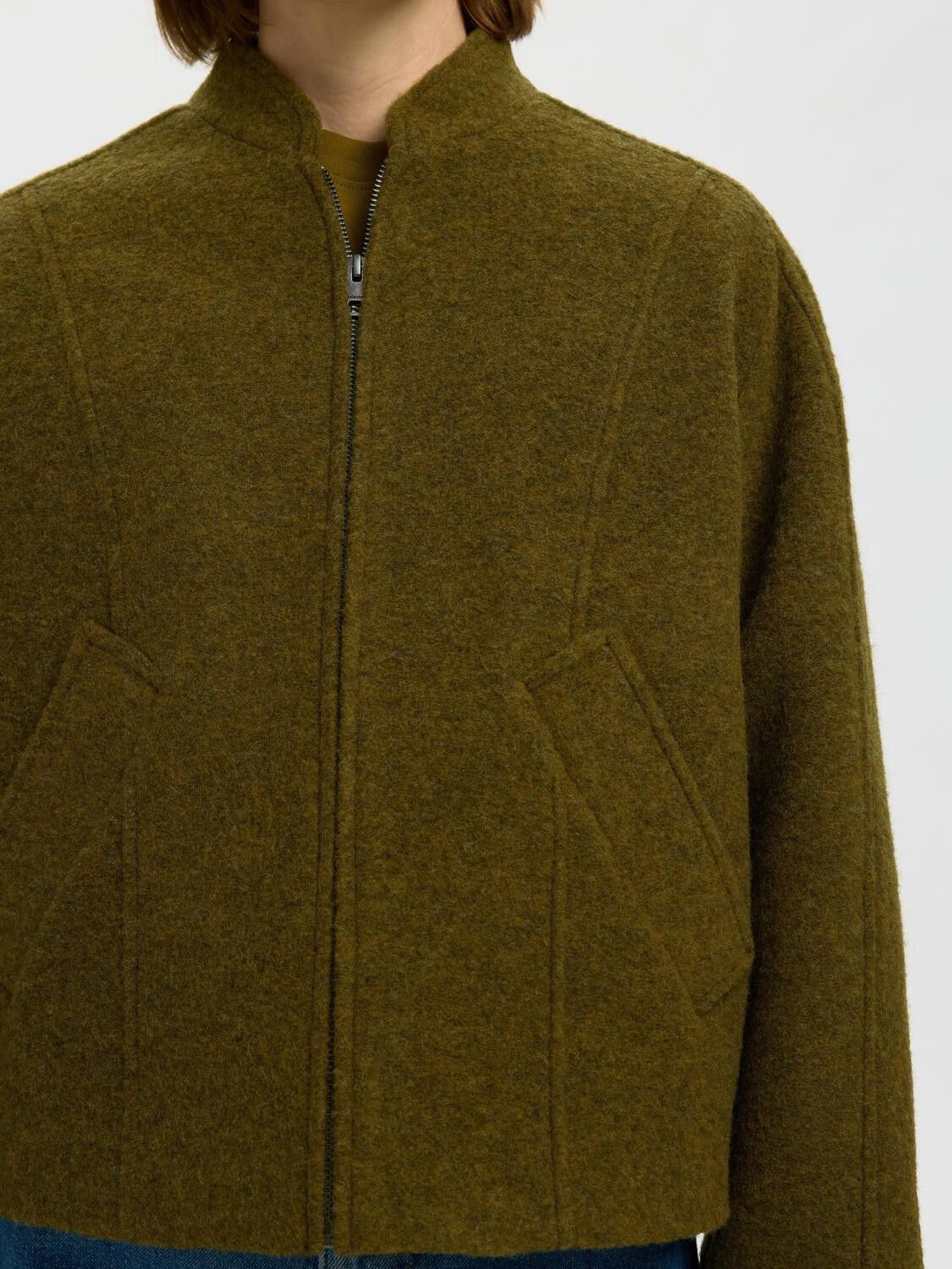 Slwjacqueline Wool Blend Jacket Noos