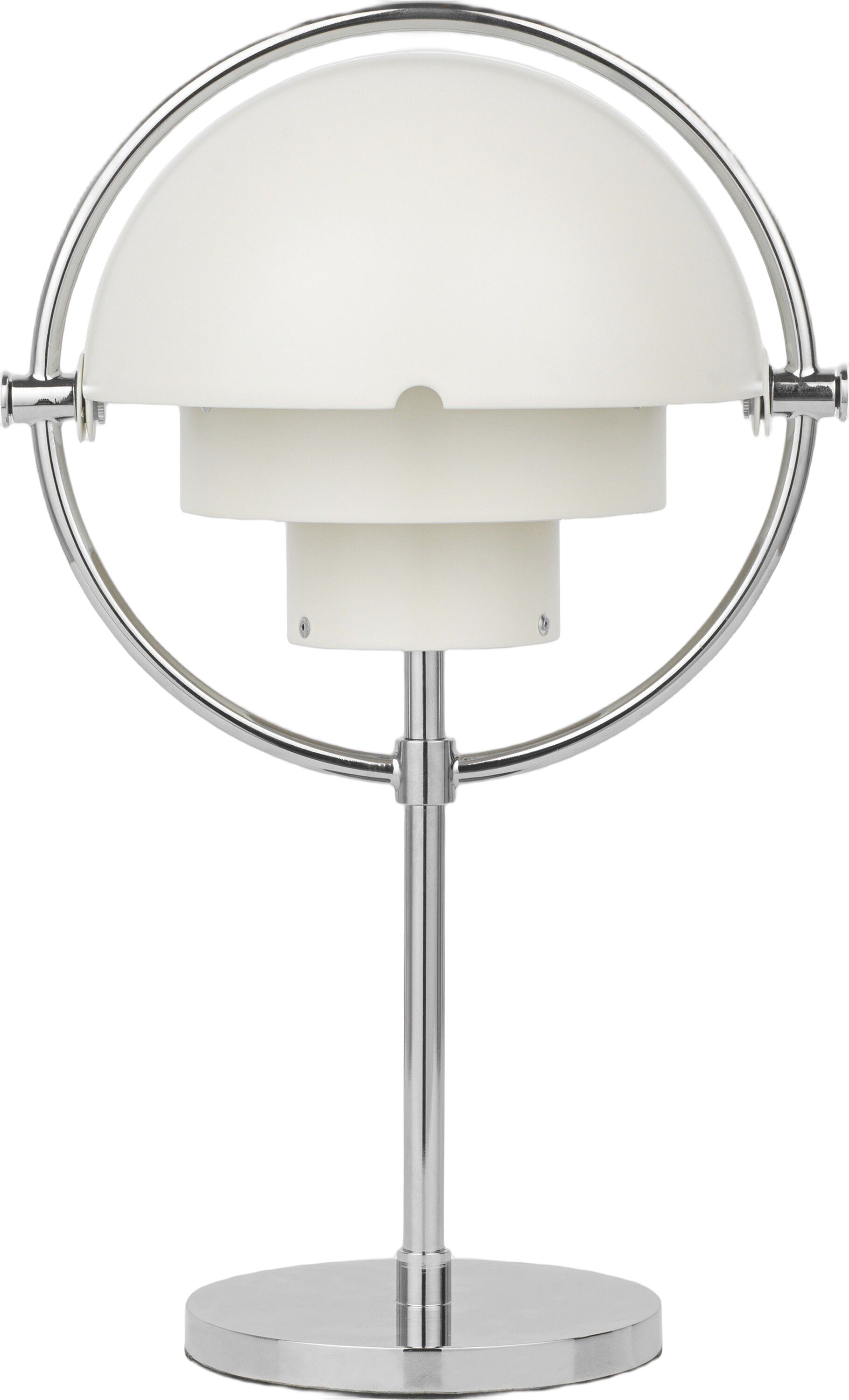 Multi-Lite Portable Lamp, EU (Base: Chrome, Shade: White Semi Matt)