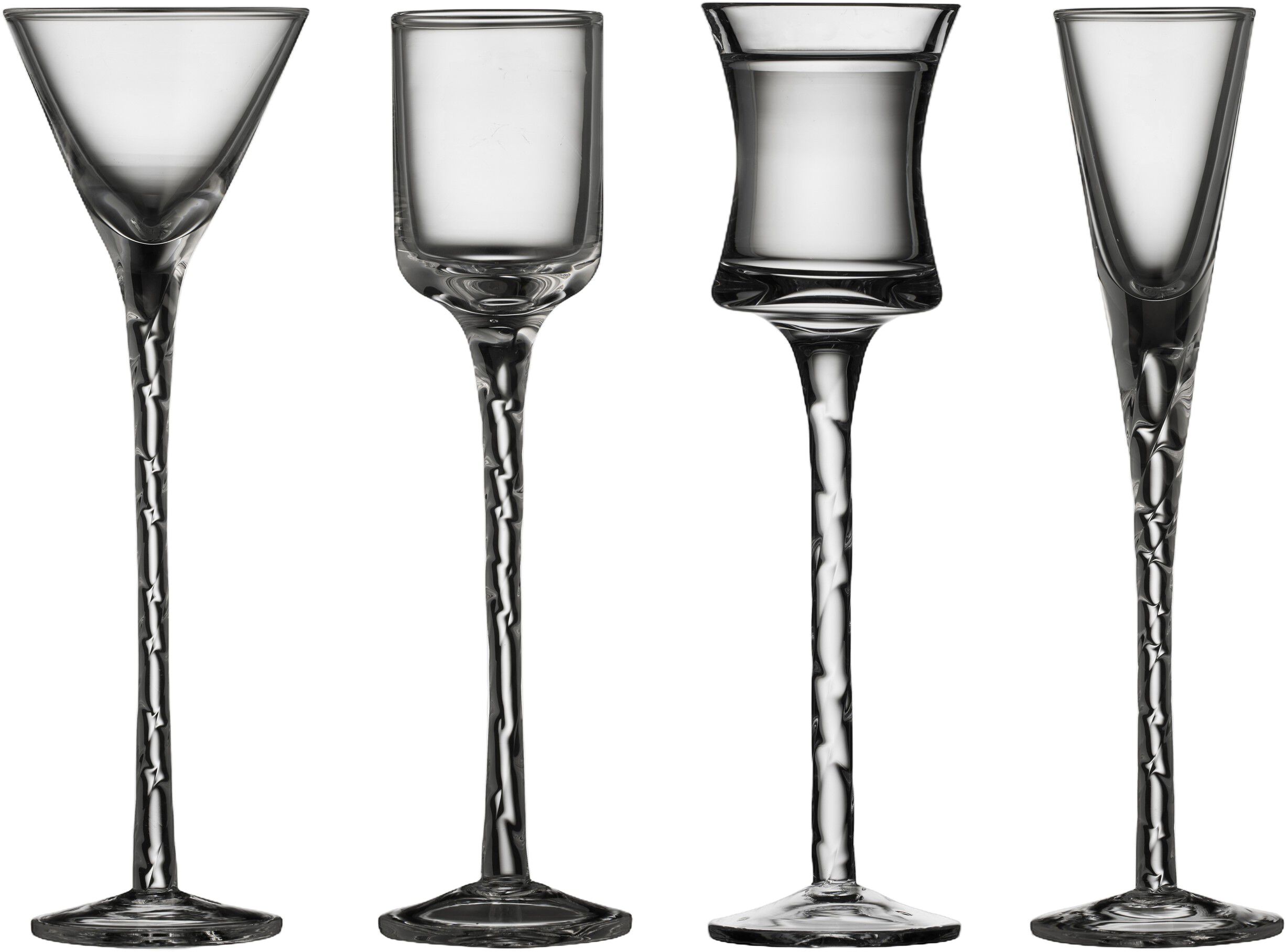 Snapsglas Nora 4 st Klar