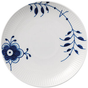 Blue Fluted Mega 19 cm Coupe tallrik