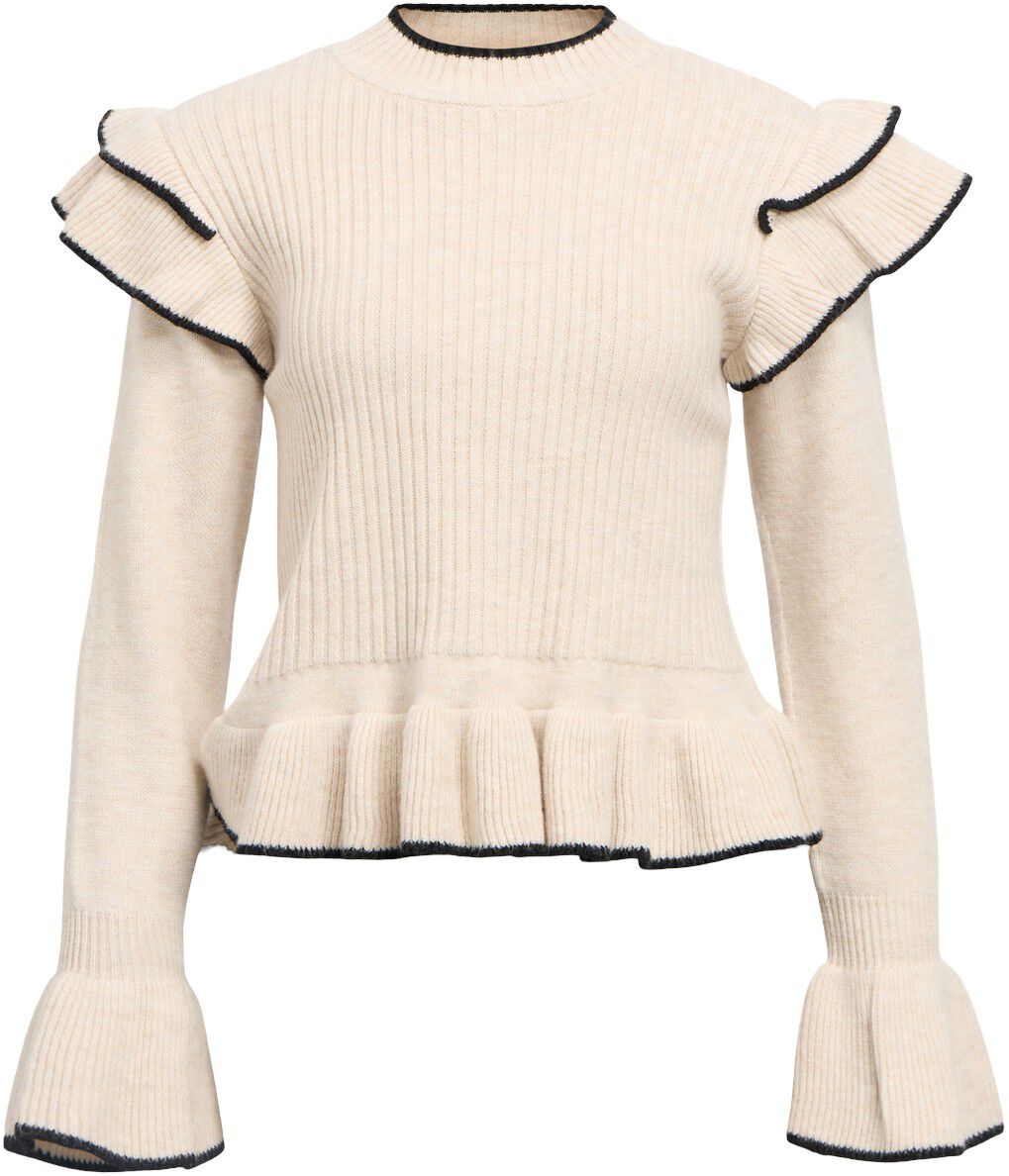 OBJAKI L/S RE KNIT PULLOVER 142