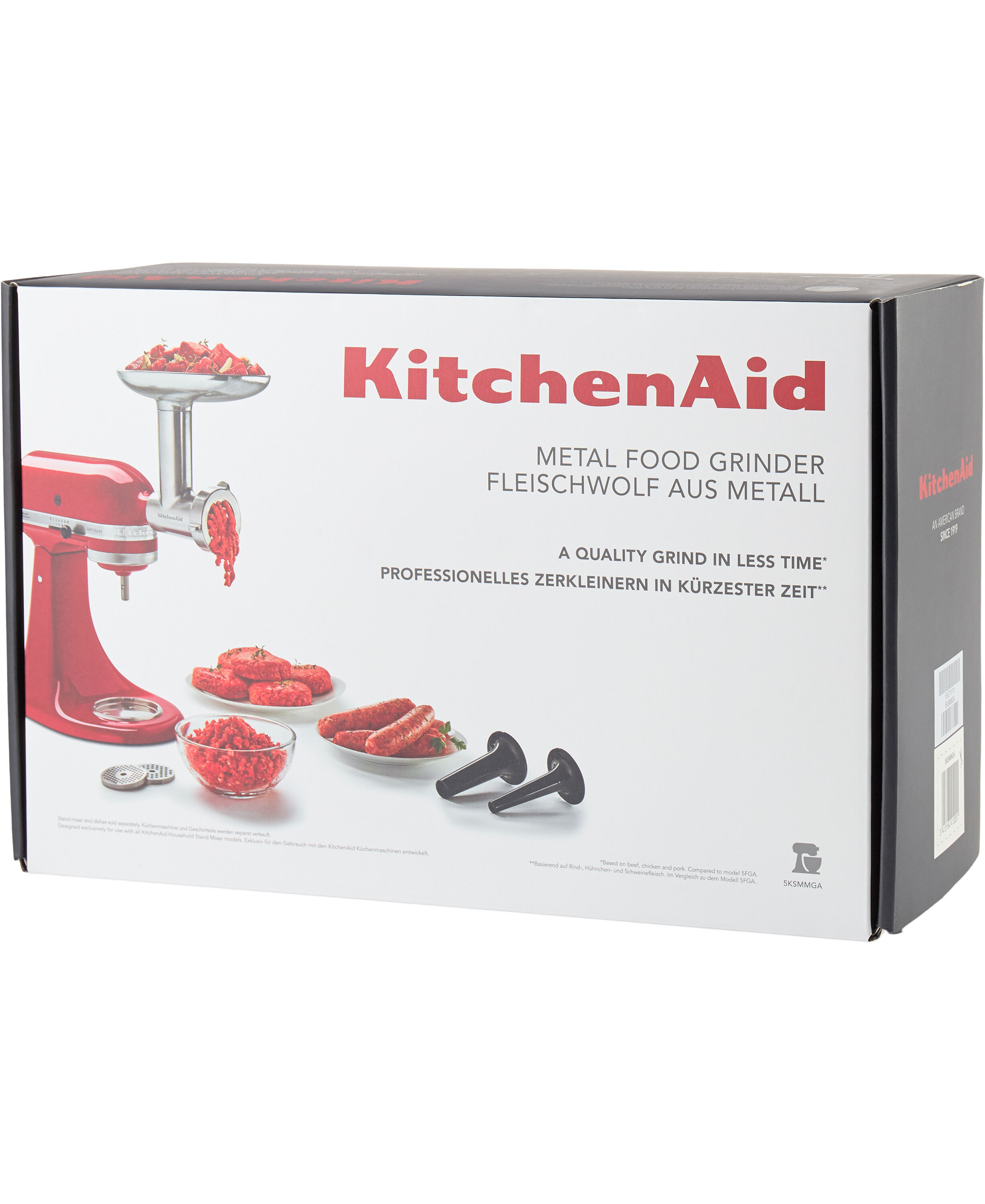 K&ouml;ttkvarn till k&ouml;ksmaskin st&aring;l/svart