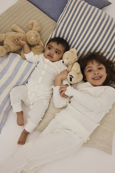 Ava pointelle pyjamas GOTS