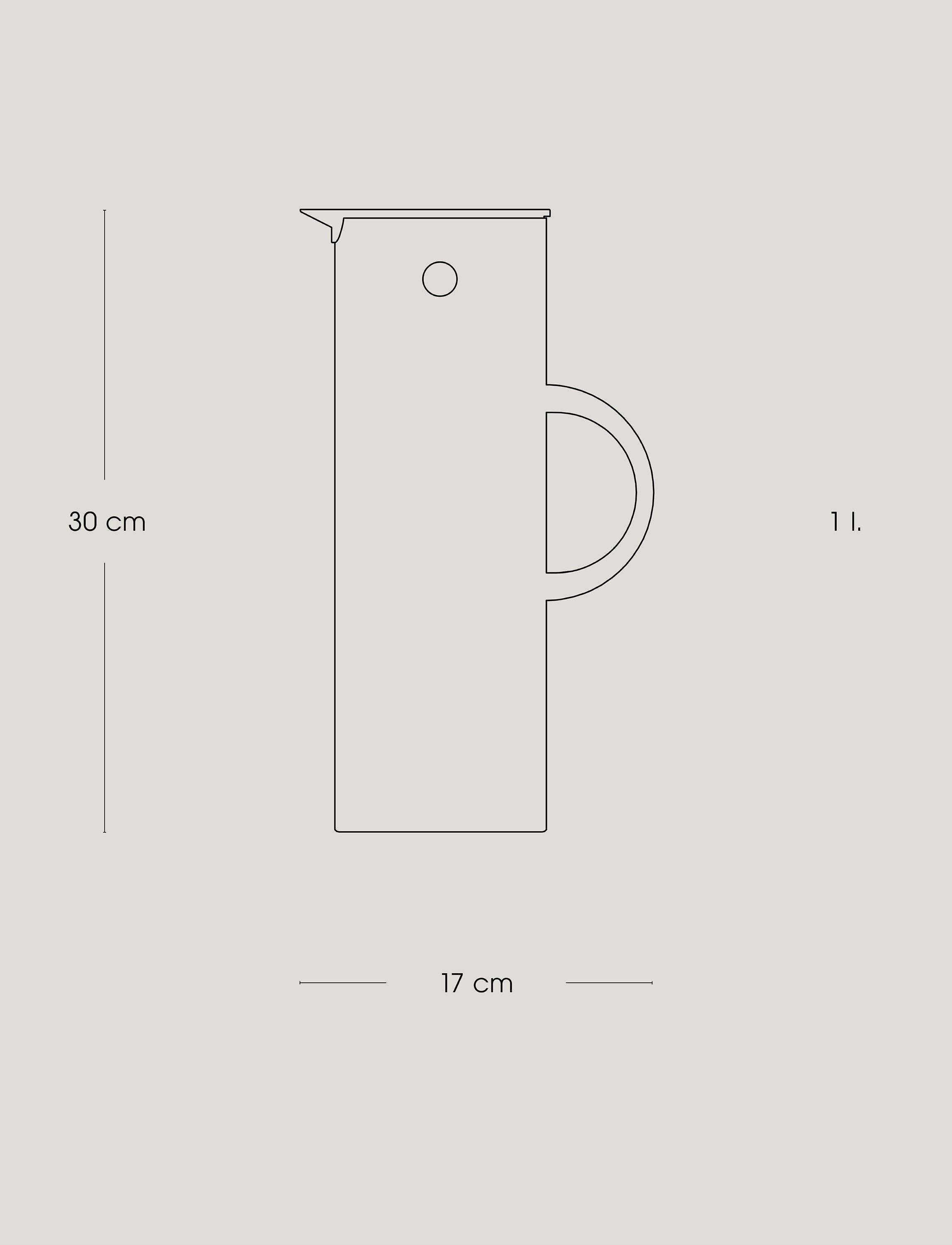 EM77 termoskanna 1 l. soft cloud
