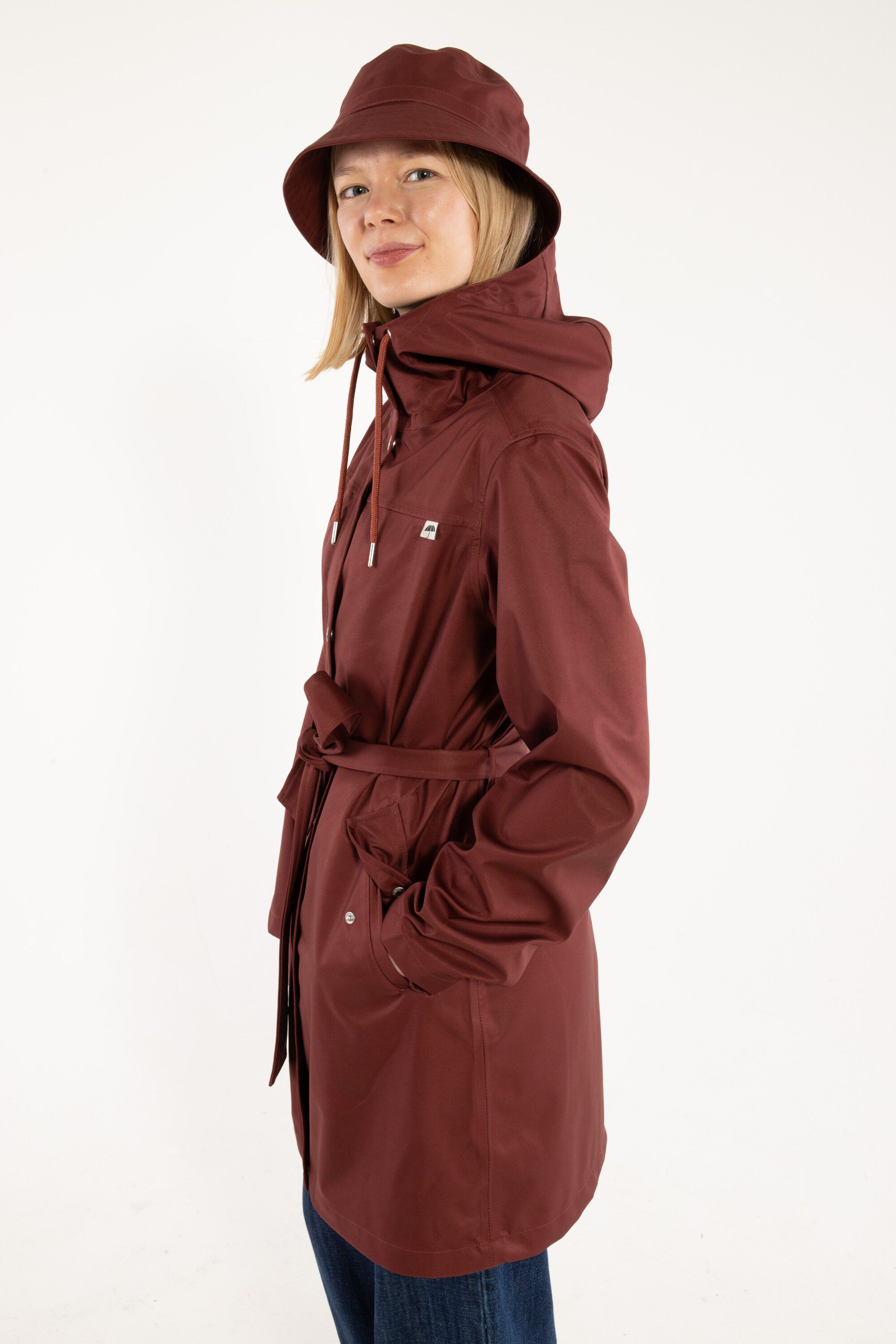Danerainlover Raincoat Dark Brick