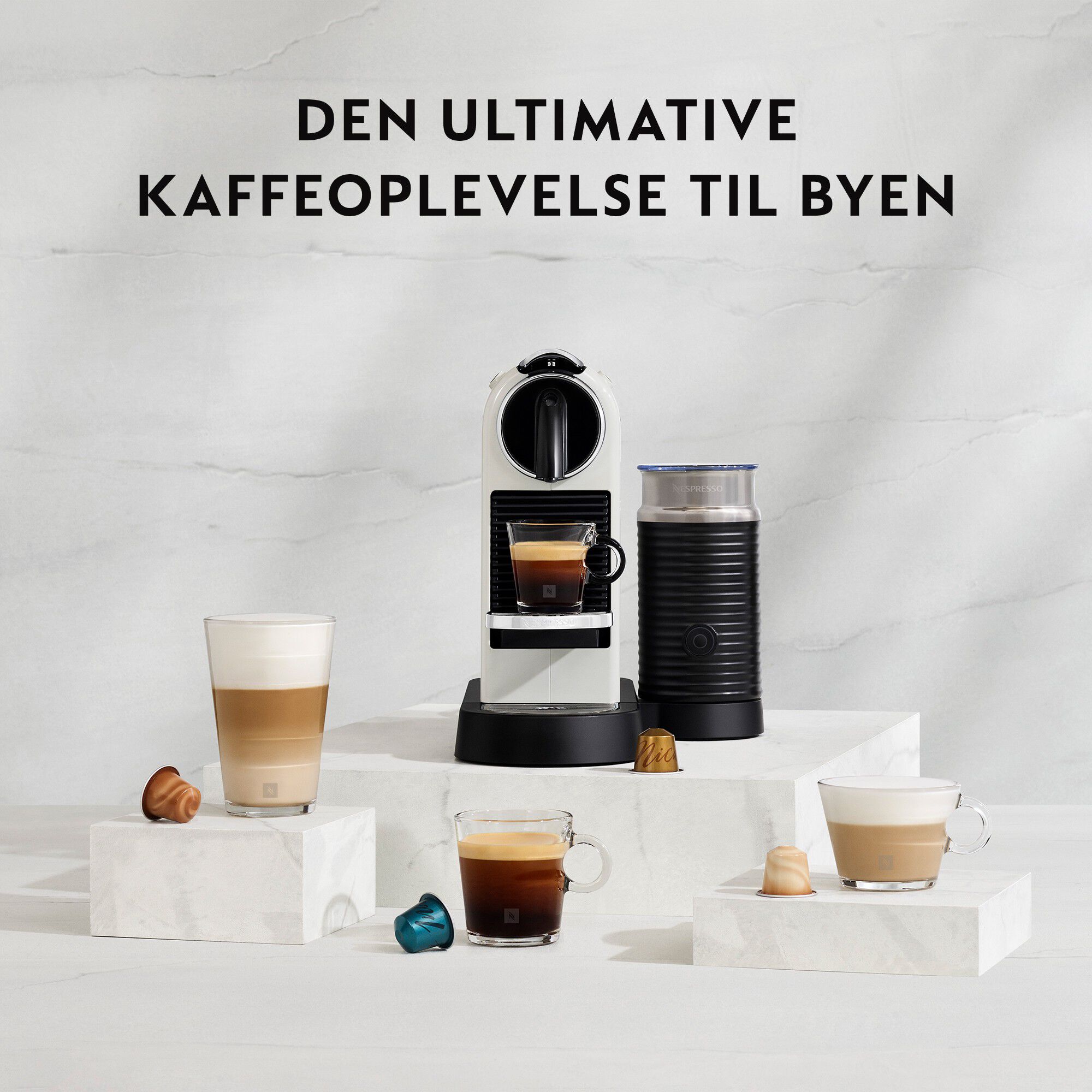 NESPRESSO&reg; CitiZ&Milk kaffemaskine DeLonghi